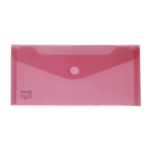 Bolsa Tipo Envelope DL Com Velcro Vermelho