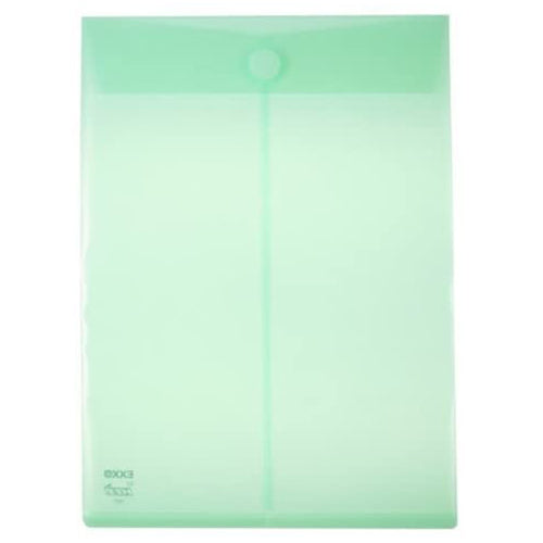 Bolsa Tipo Saco A4 Com Velcro Verde