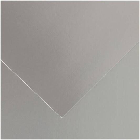 Cartolina 50X65mm 280gr Iris Prata Emb.25