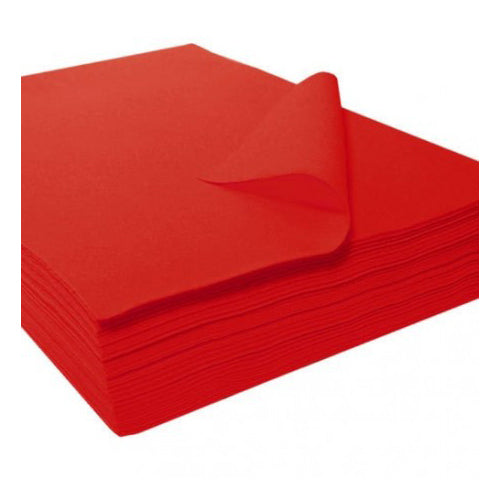 Folha de Feltro A3 1.5mm Vermelho 601