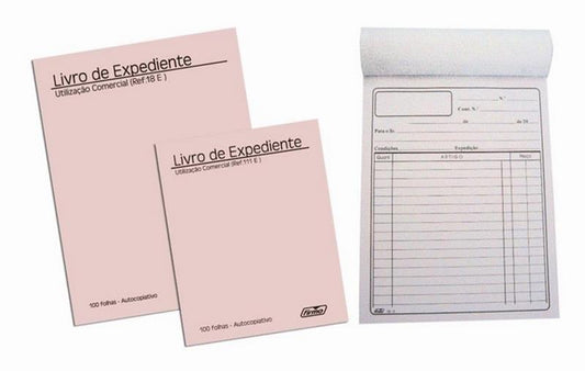 Livro Expediente 111 100X100 Autocopiativo - 6un.