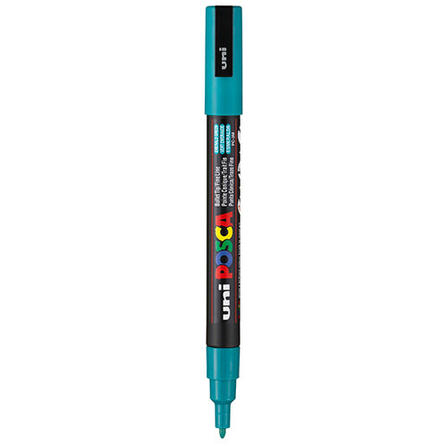 Marcador Permanente Uni Posca PC-3M Verde Esmeralda (Fino)