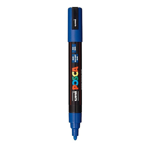 Marcador Permanente Uni Posca PC-5M Azul (Médio 1.8-2.5mm)
