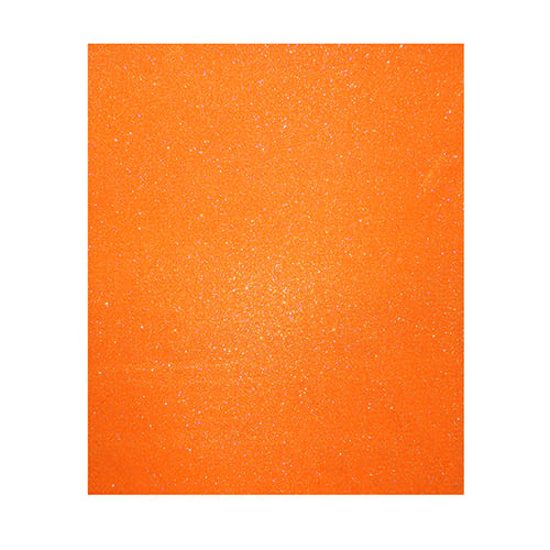 Placa Borracha Eva Brilhante Glitter Laranja 40X60 Pack 5