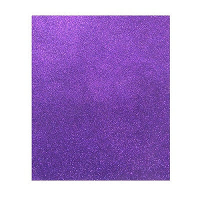 Placa Borracha Eva Brilhante Glitter Violeta 40X60 Pack 5
