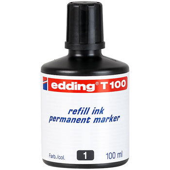 Recarga Marcador Permanentes Edding T-100 100ml Preto