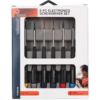 Set de 6 chaves de parafusos