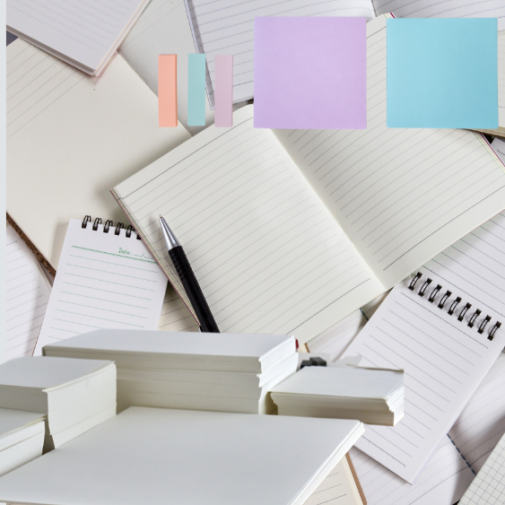 Papel, Blocos e Notas Aderentes