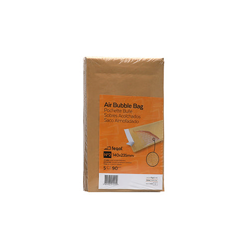 Sacos Almofadados Kraft Nº2 140X235mm Pack10