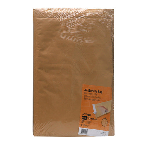 Sacos Almofadados Kraft Nº10 370X480mm Pack10