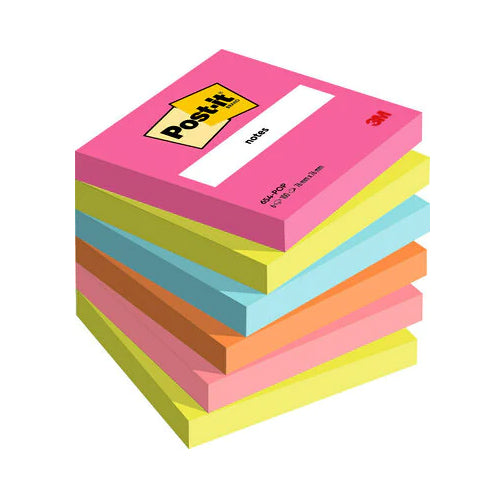 Notas Aderentes Post-It 76X76mm Poptimist 654-6-POP