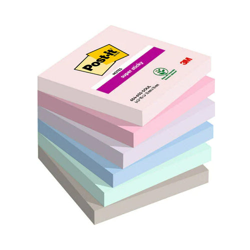 Notas Aderentes Post-It 76X76mm Soulful 654-6SS-SOUL
