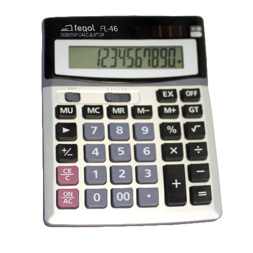 Calculadora Secretária Fegol FL 46 12 dígitos