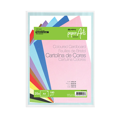 Pack 25 Cartolinas A4 180gr Azul