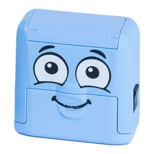 Kit Carimbo Colop Marky Diy Com Tipografia Azul 167149