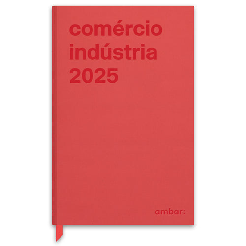 Agenda 2025 Comércio e Indústria A4 Vermelho