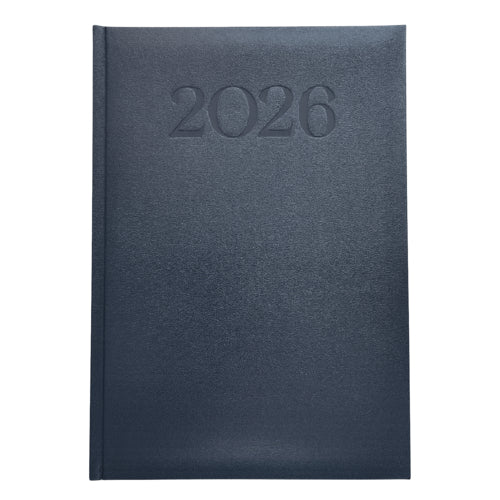Agenda 2026 Diária Secretária Papiro Madrid A21 15x21cm Azul
