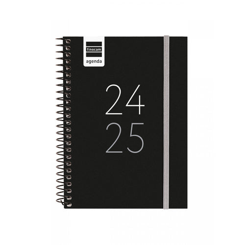 Agenda Escolar 2024/2025 Semanal Preta 120X164MM