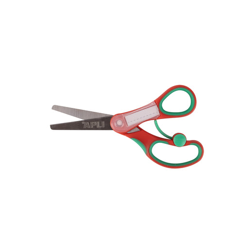 Tesoura Escolar com Nome Apli 13,5cm Vermelha