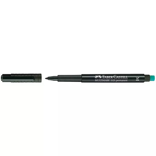 Marcador Acetato Faber-Castell OH Lux M Preto