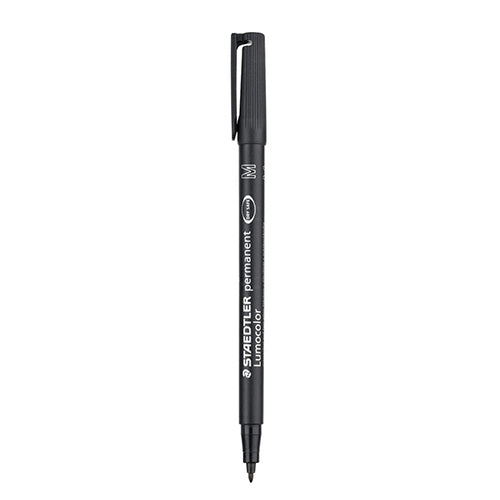 Marcador Acetato Staedtler Lumocolor M Preto 317-9