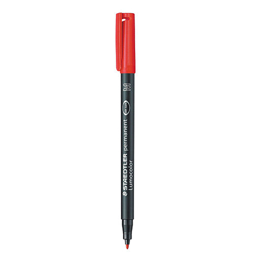 Marcador Acetato Staedtler Lumocolor M Vermelho 317-2