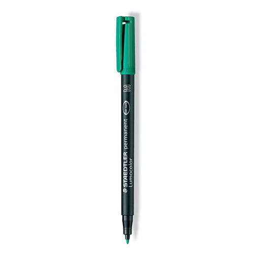 Marcador Acetato Staedtler Lumocolor M Verde 317-5