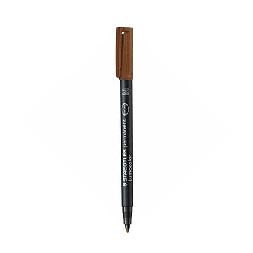 Marcador Acetato Staedtler Lumocolor M Castanho 317-7