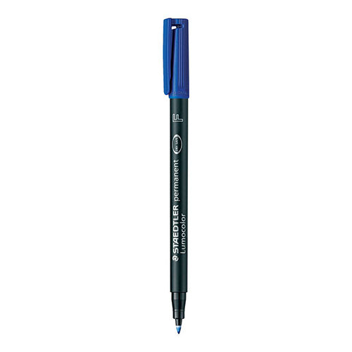 Marcador Acetato Staedtler Lumocolor F Azul 318-3