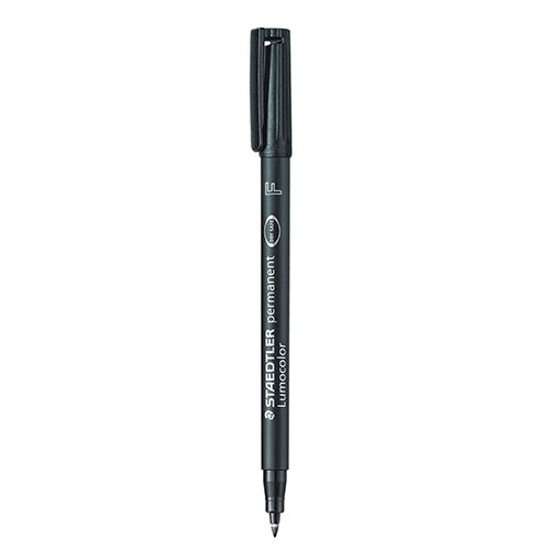 Marcador Acetato Staedtler Lumocolor F Preto 318-9