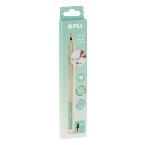 Lápis Infinito Apli HB + Recarga Nordik Menta 19937