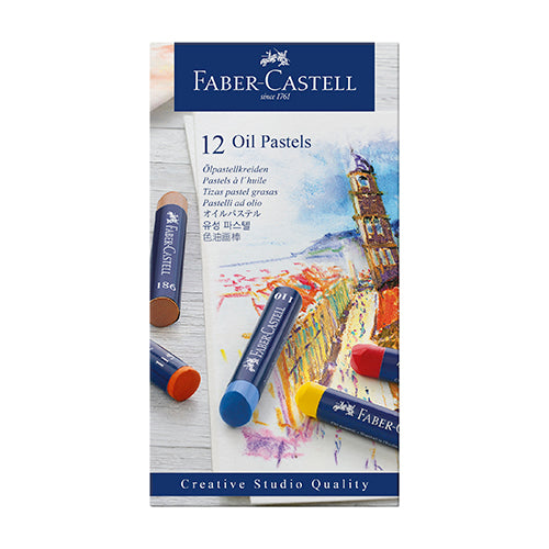 Pastel Óleo Faber-Castell Oil Soft 127012 Cx.12