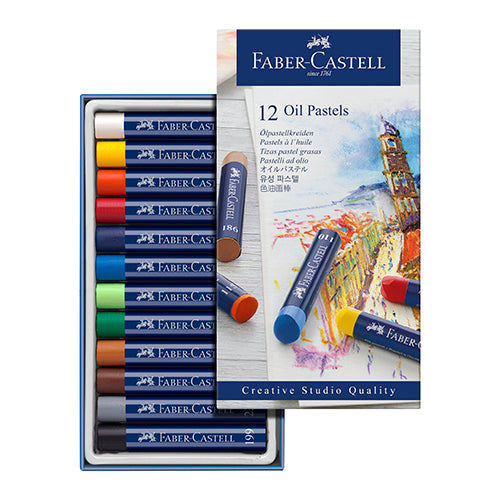 Pastel Óleo Faber-Castell Oil Soft 127012 Cx.12