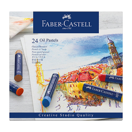 Pastel Óleo Faber-Castell Oil Soft 127024 Cx.24