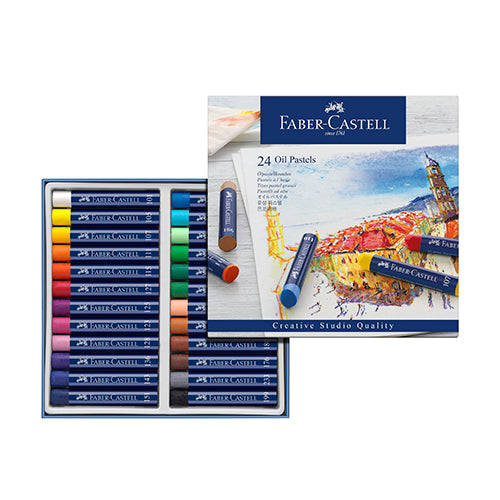 Pastel Óleo Faber-Castell Oil Soft 127024 Cx.24