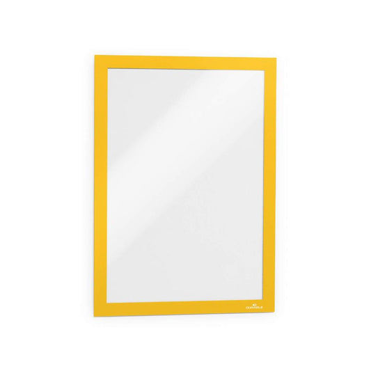 Moldura Adesiva A4 Durable Duraframe 4872-04 Amarelo 2un
