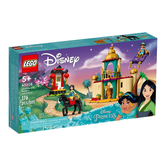 Jogo LEGO Disney A Aventura de Jasmine e Mulan 176 Peças