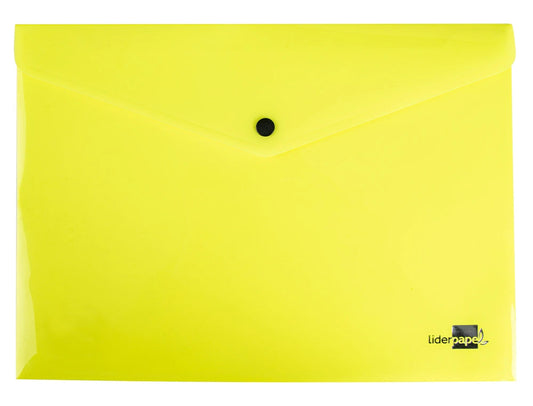 Bolsa Tipo Envelope A4 Mola Amarelo Fluoresc Opaco Pack 10