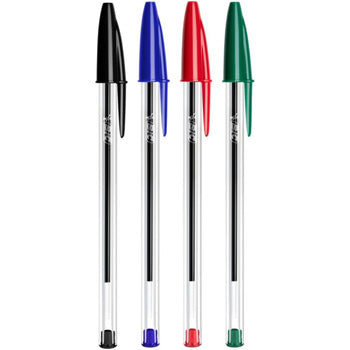 Esferográfica Bic Cristal Pack 4 cores