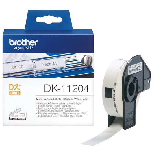 Etiquetas Brother DK11204 Pack 2