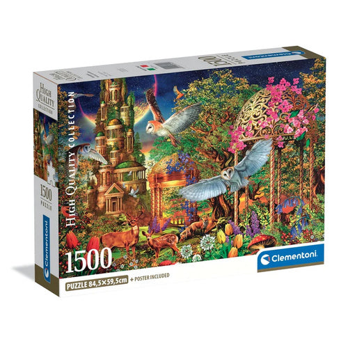 Puzzle Clementoni 1500 Peças - Woodland Fantasy Garden