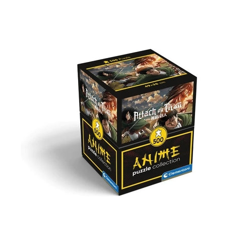 Puzzle Clementoni 500 Peças Anime Cube - Attack On Titan