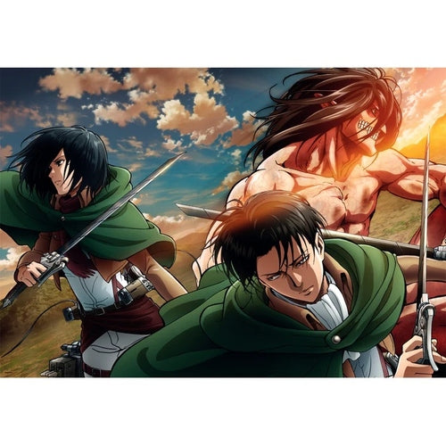 Puzzle Clementoni 500 Peças Anime Cube - Attack On Titan
