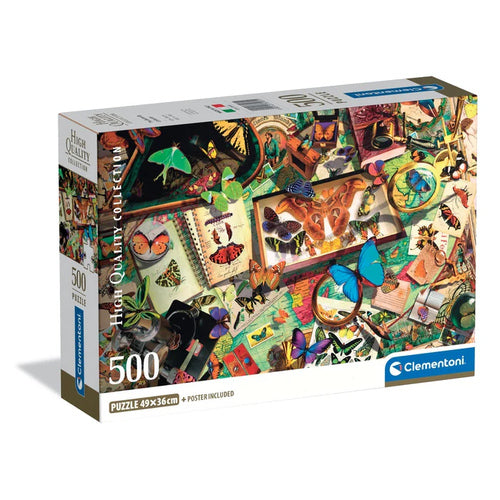 Puzzle Clementoni 500 Peças - The Butterfly Collector