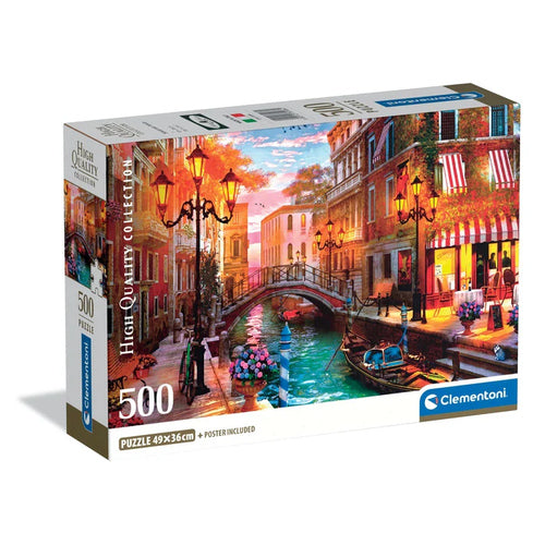 Puzzle Clementoni 500 Peças - Sunset Over Venice