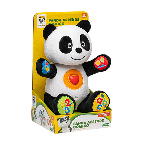 Jogo Concentra Panda Peluche Aprende Comigo