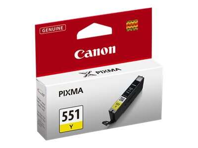 Tinteiro Canon CLI551 Original Amarelo