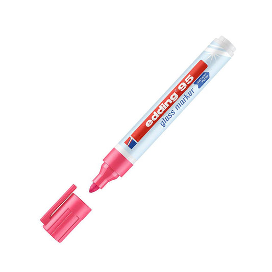 Marcador Quadros Vidro Edding 95 1,5-3mm Rosa