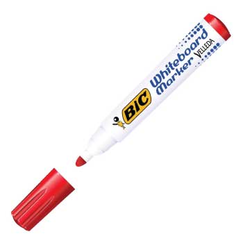 Marcador Quadro Branco Bic Velleda Vermelho 1701