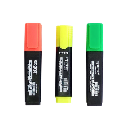 Marcador Fluorescente Epene 3 Cores